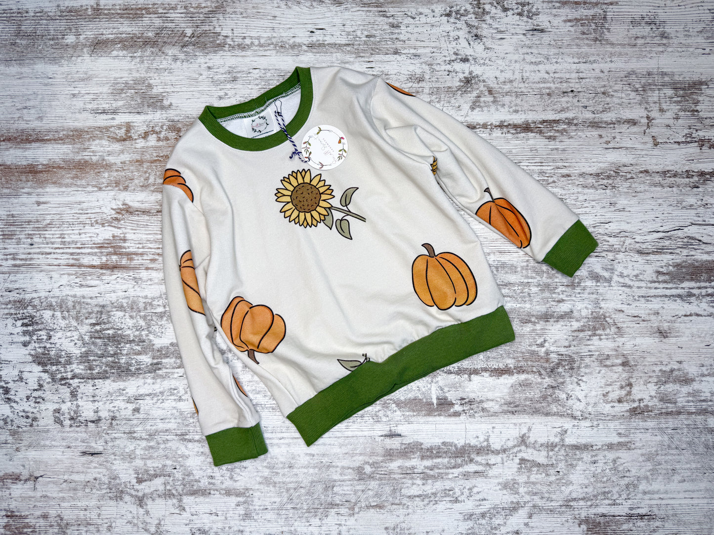 Lounge Sweatshirt-Sunflowers