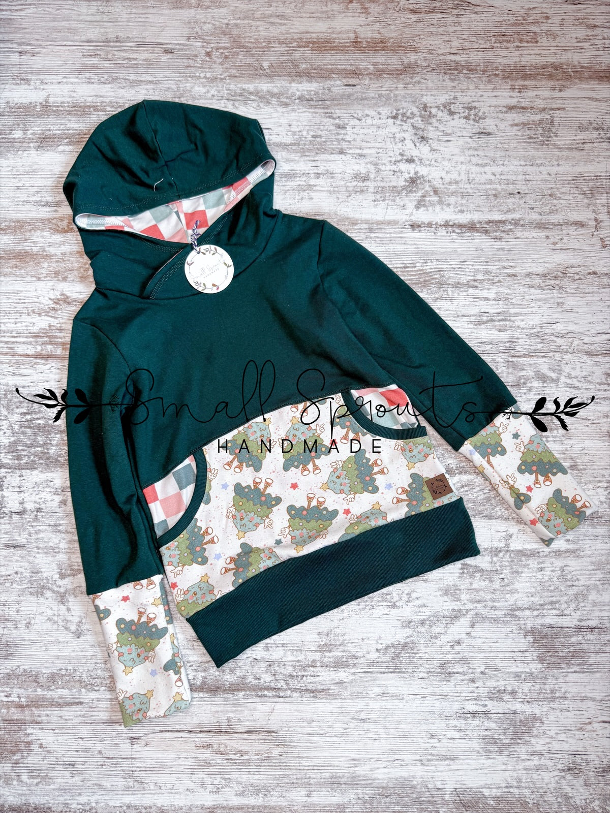 Grow With Me Hoodie-Peace Trees