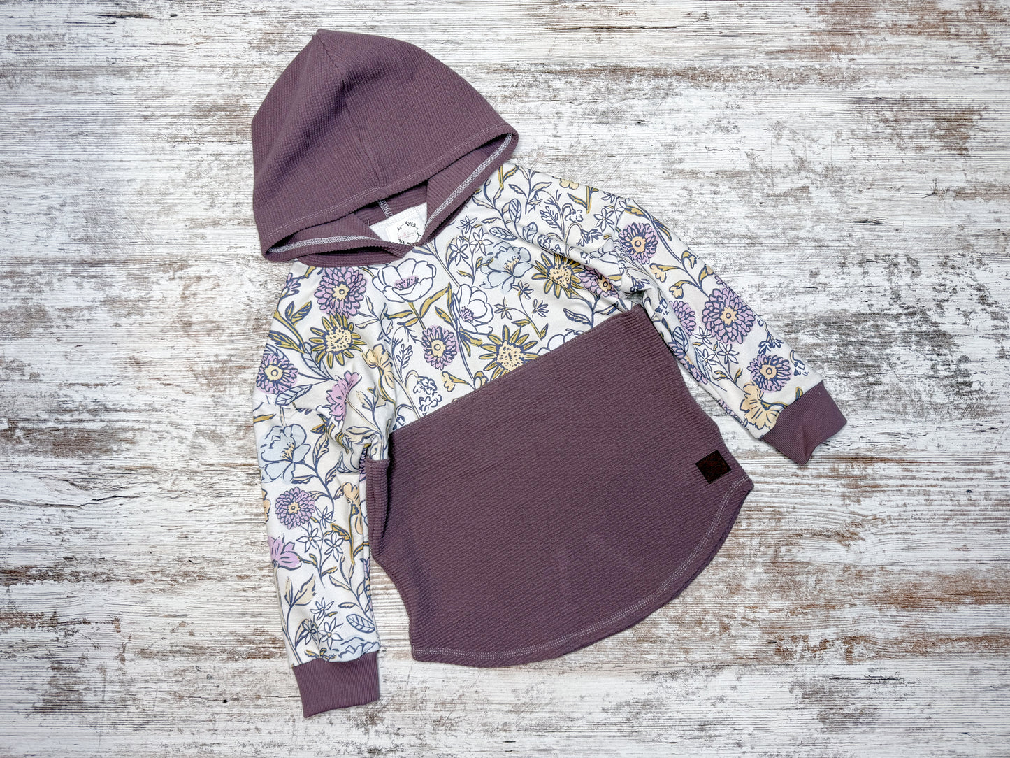 Hooded Tee-Laurel Floral