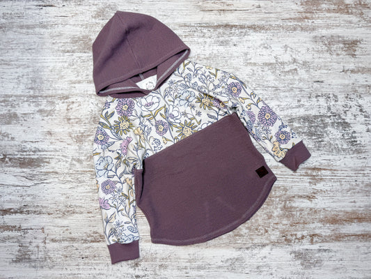 Hooded Tee-Laurel Floral