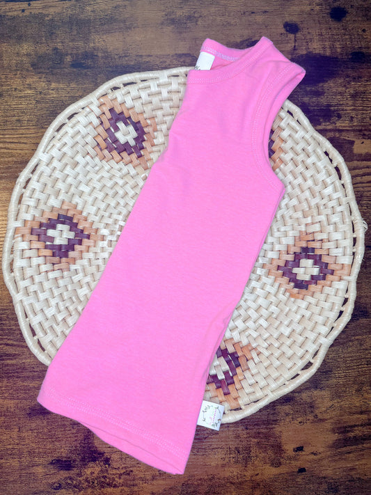 Basic Tank-Neon Pink