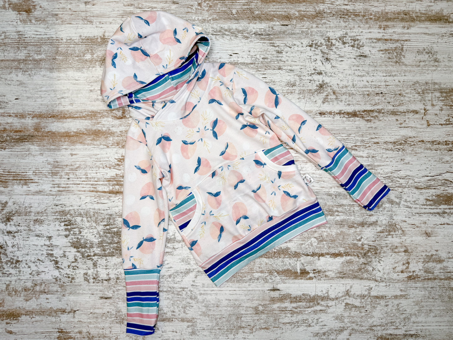 Grow With Me Hoodie-Multi Peaches