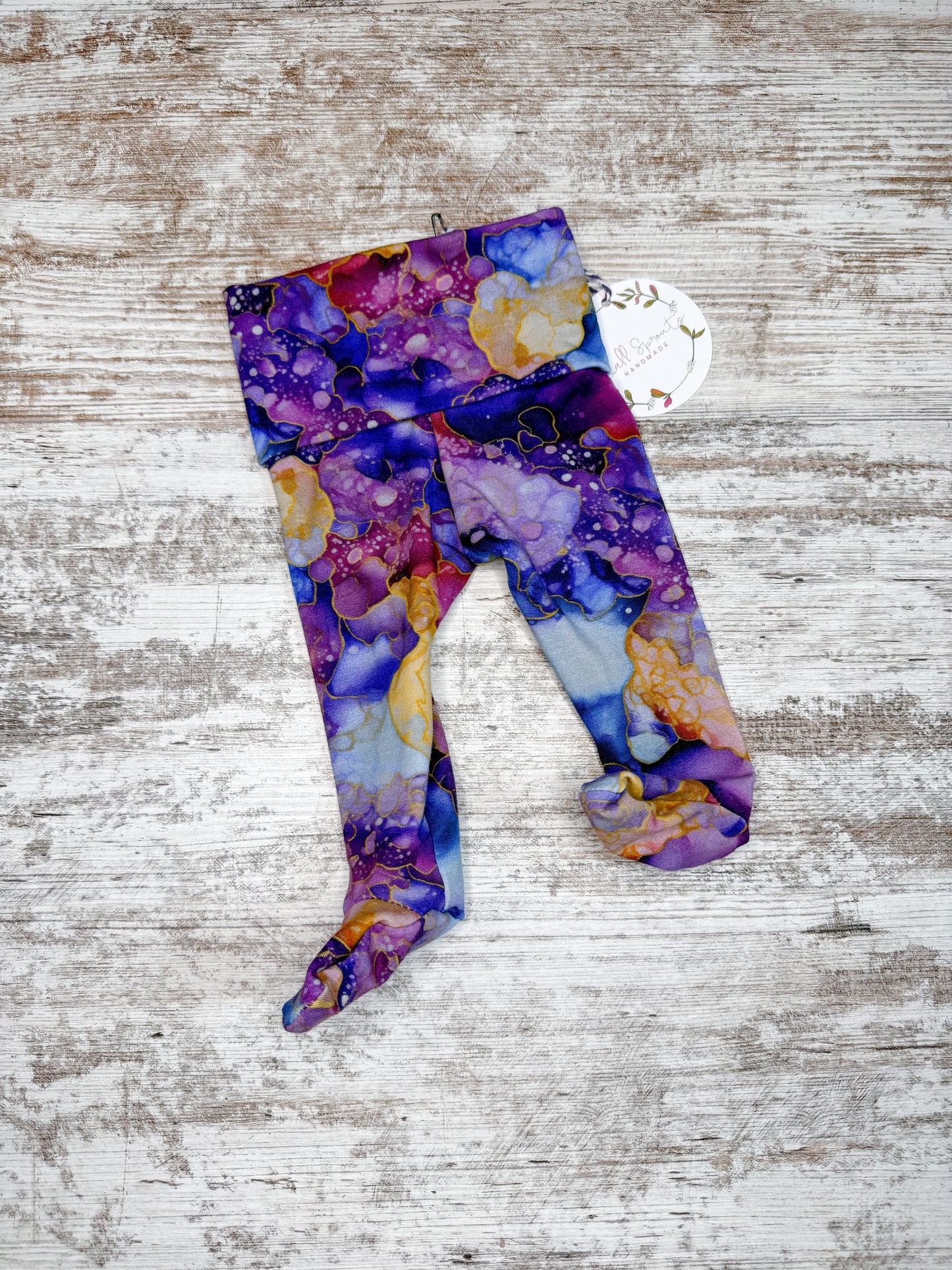 Cozy Footies-Rainbow Ink