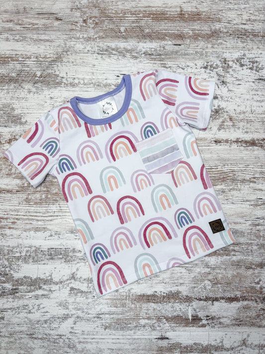 Pocket Tee-Rainbows