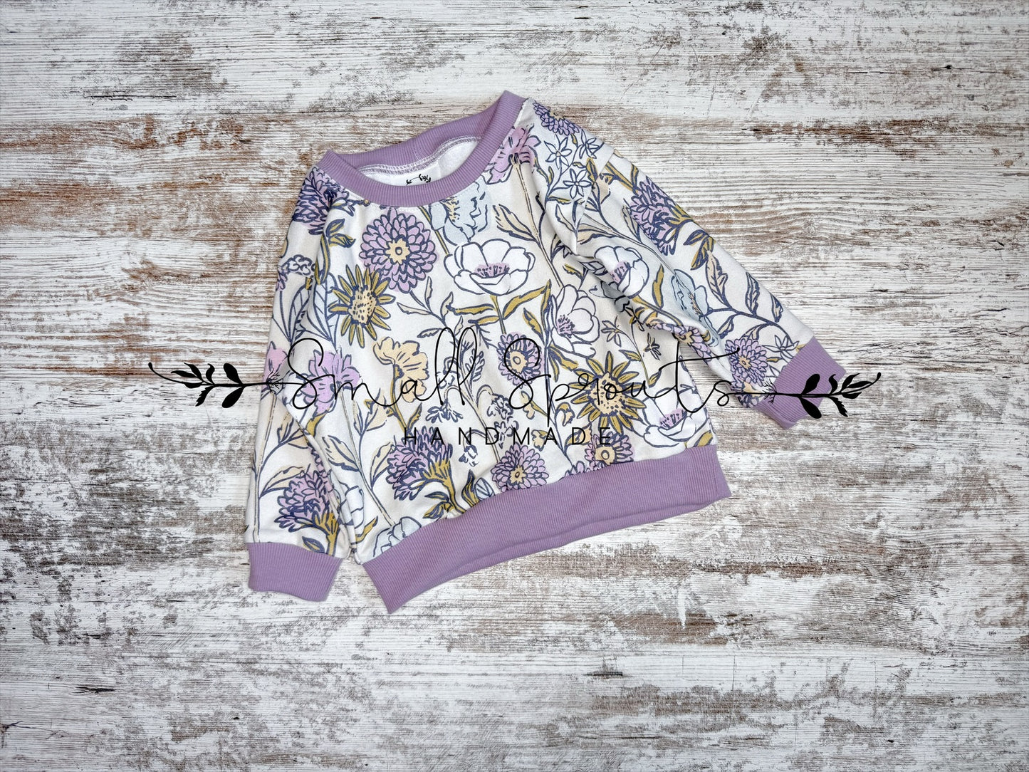 Lounge Sweatshirt-Floral