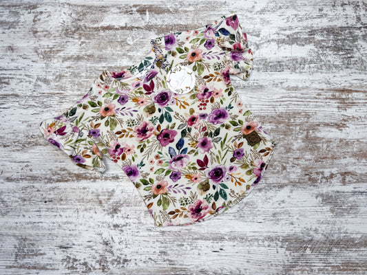 Ruffle Dolman Tee-Boho Floral