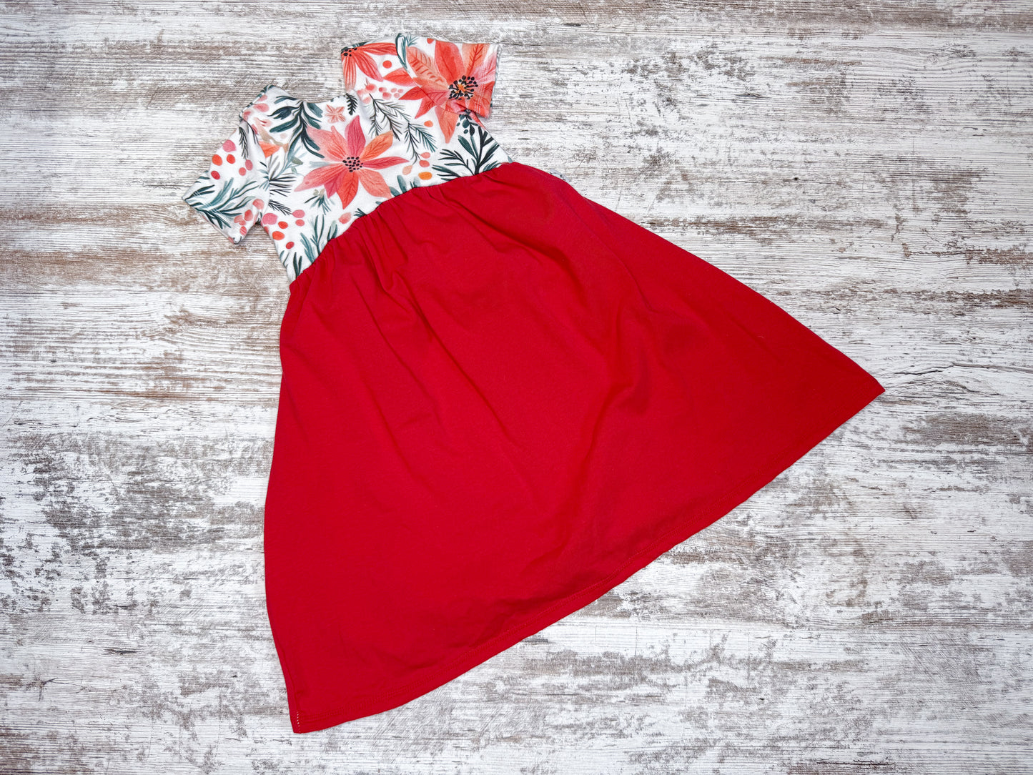 Alleycat Dress-Poinsettias
