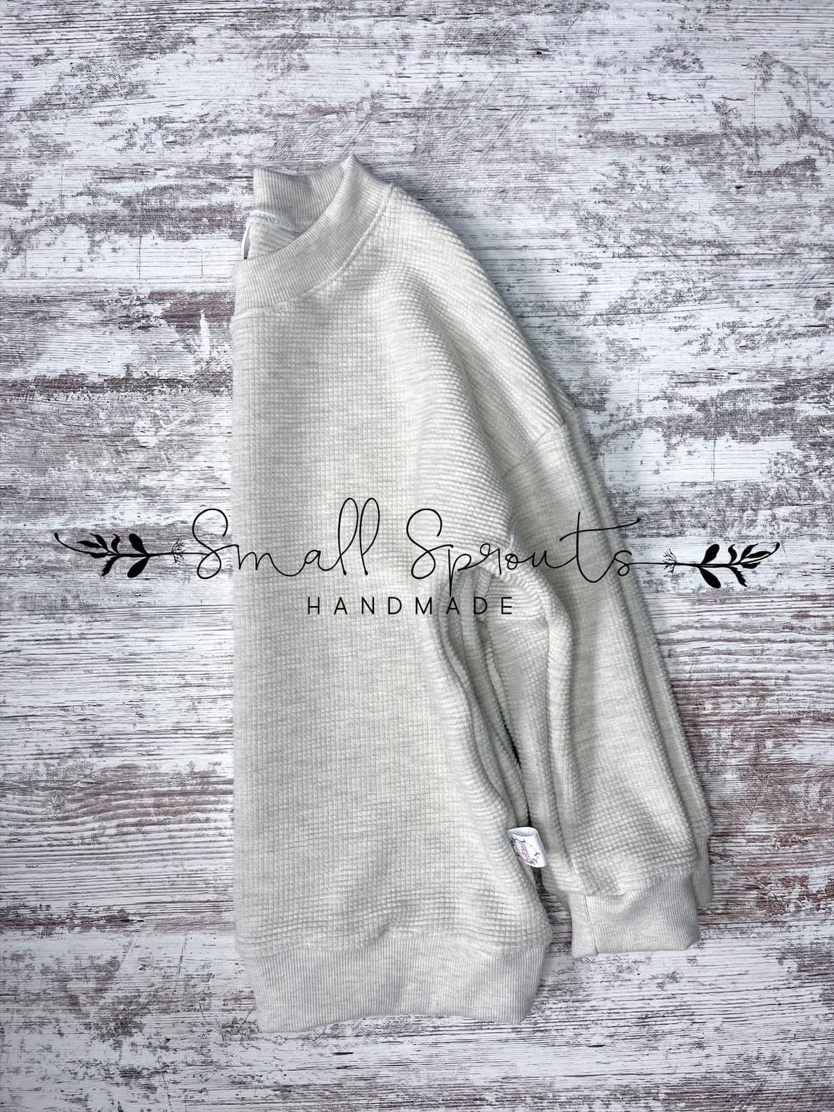 Waffle Dolman-Oatmeal