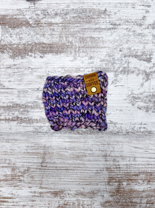 Coffee Cozy-Multi Purple